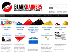 Tablet Screenshot of blankbanners.com